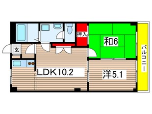 クレスト－ル蘇我の物件間取画像